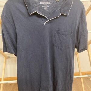 Todd Snyder Dark Blue Polo Shirt